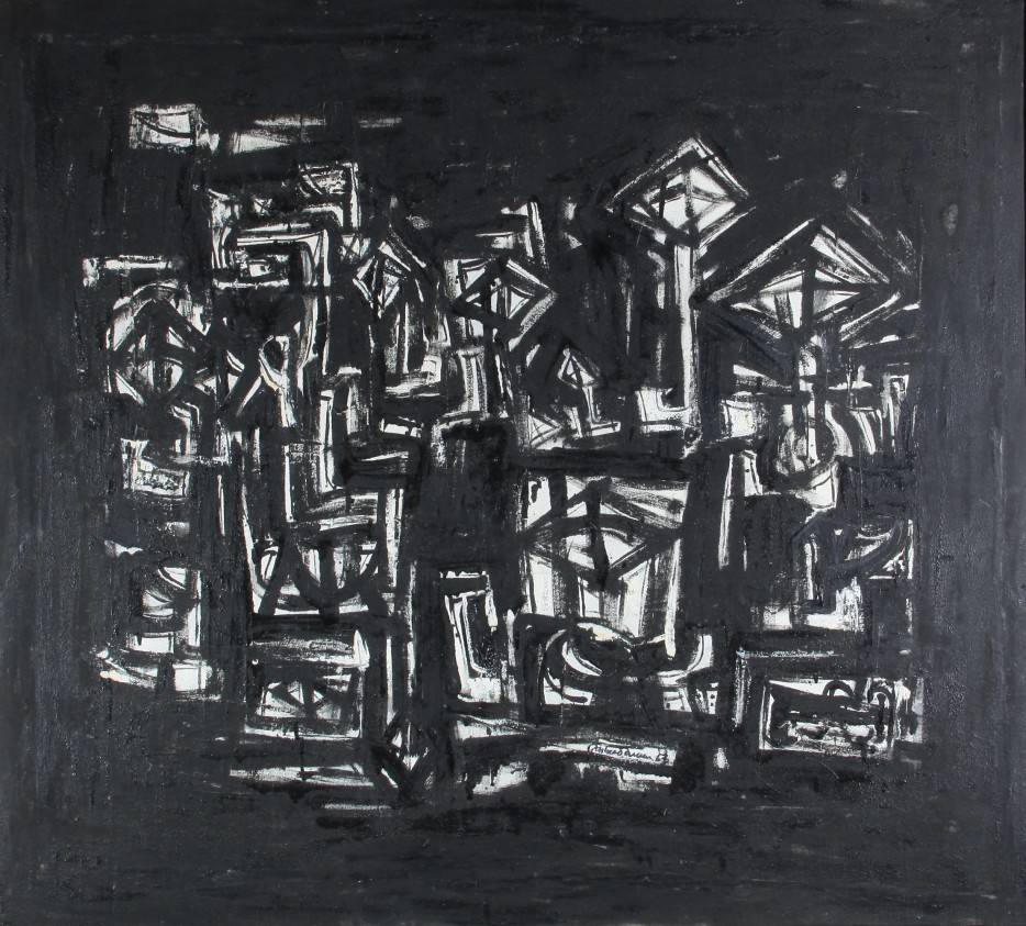 Before the Departure (black paintings) Image