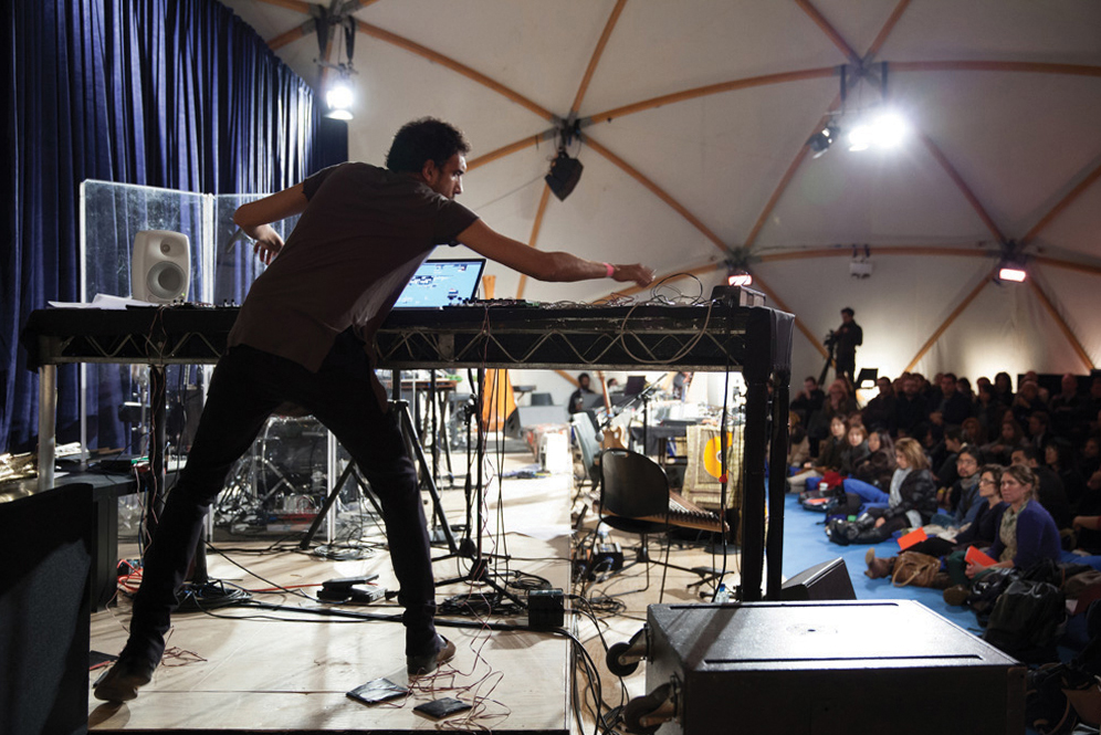 Tarek Atoui performs La Suite at the Serpentine Gallery, London Image