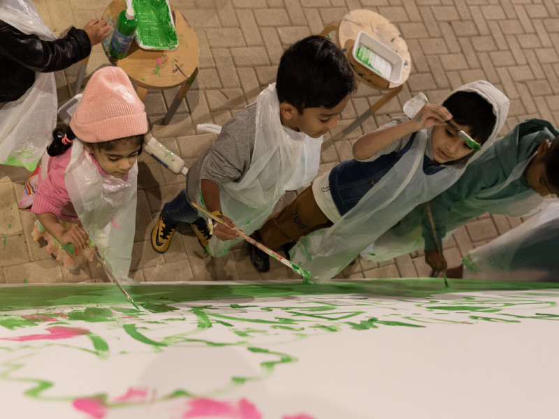 Ongoing Sharjah Biennial 15 Mural Project