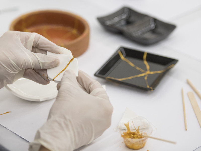 L’Ecole Van Cleef & Arpels: Kintsugi Jewellery Plates