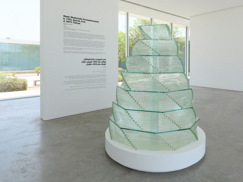 Monir Shahroudy Farmanfarmaian’s  ‘Khayyam Fountain’ now on view at  Al Hamriyah Studios in Sharjah