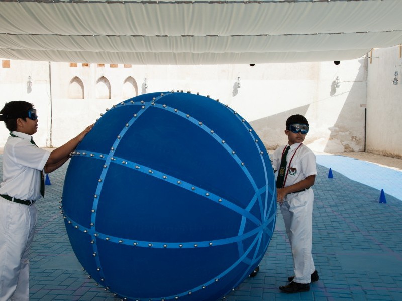 XYZ, a creative children’s activity at Sharjah Biennial 12