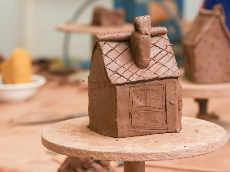 Ceramic Figurines of Letters and Words